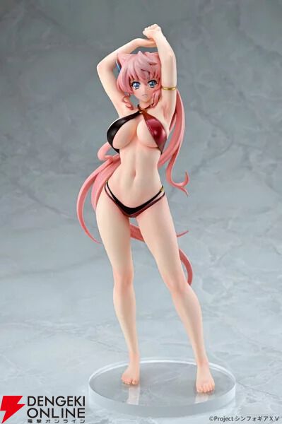 『戦姫絶唱シンフォギアXV』マリアの抜群のスタイルをビキニがさらに彩る。新作フィギュアはデザインが異なる2種展開、どちらが好み？