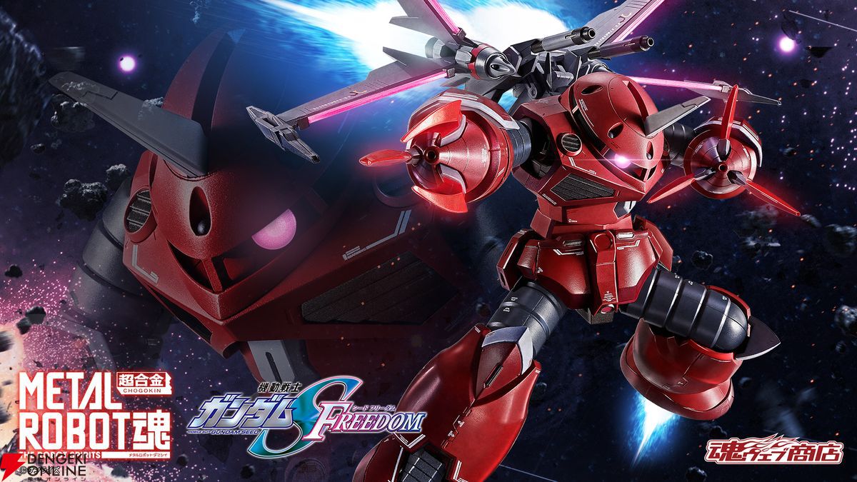 METAL ROBOT魂 ズゴック（SEED FREEDOM Ver.）とキャバリアーアイ