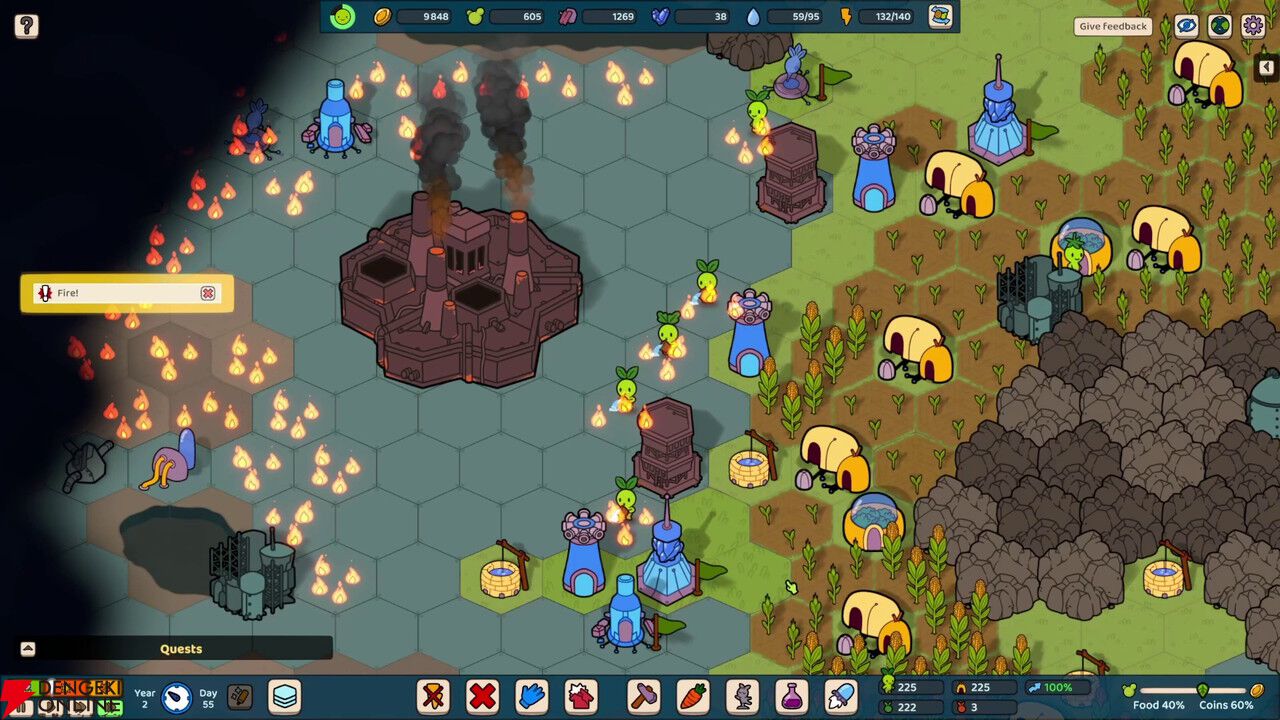 小さな植物の民と荒廃した惑星に緑を取り戻す。癒やし系SFコロニーシム『Green Again』が9/4Steamで配信