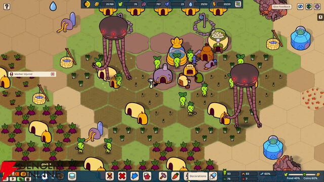 小さな植物の民と荒廃した惑星に緑を取り戻す。癒やし系SFコロニーシム『Green Again』が9/4Steamで配信