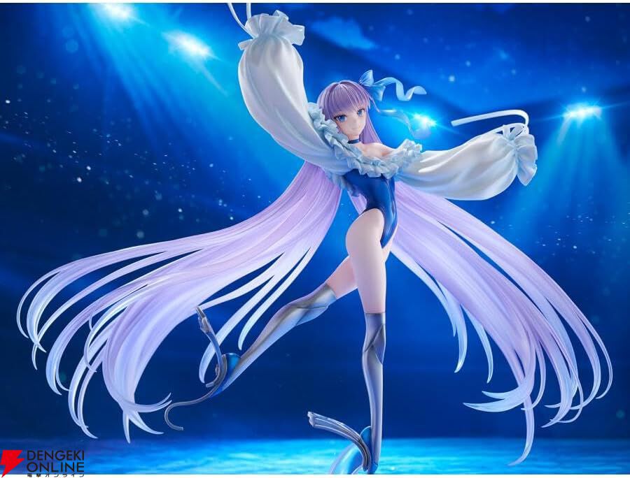 『FGO』水着メルトリリスが第二再臨衣装でフィギュア化。躍動感あふれるオリジナルポーズが美しい