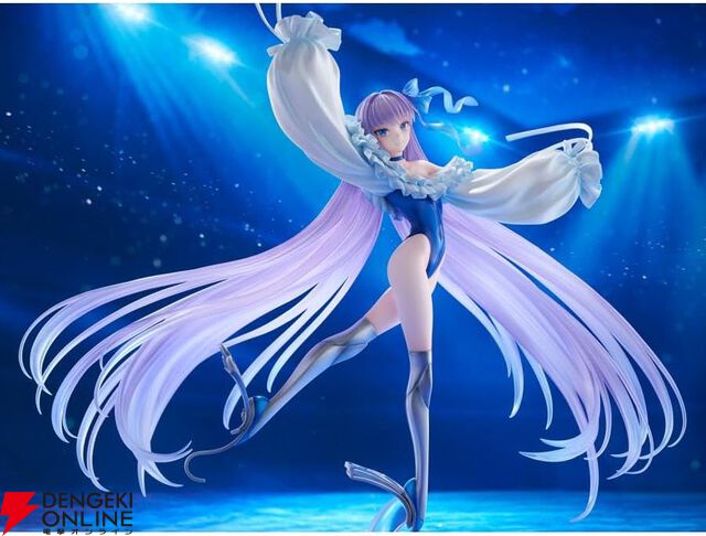 『FGO』水着メルトリリスが第二再臨衣装でフィギュア化。躍動感あふれるオリジナルポーズが美しい