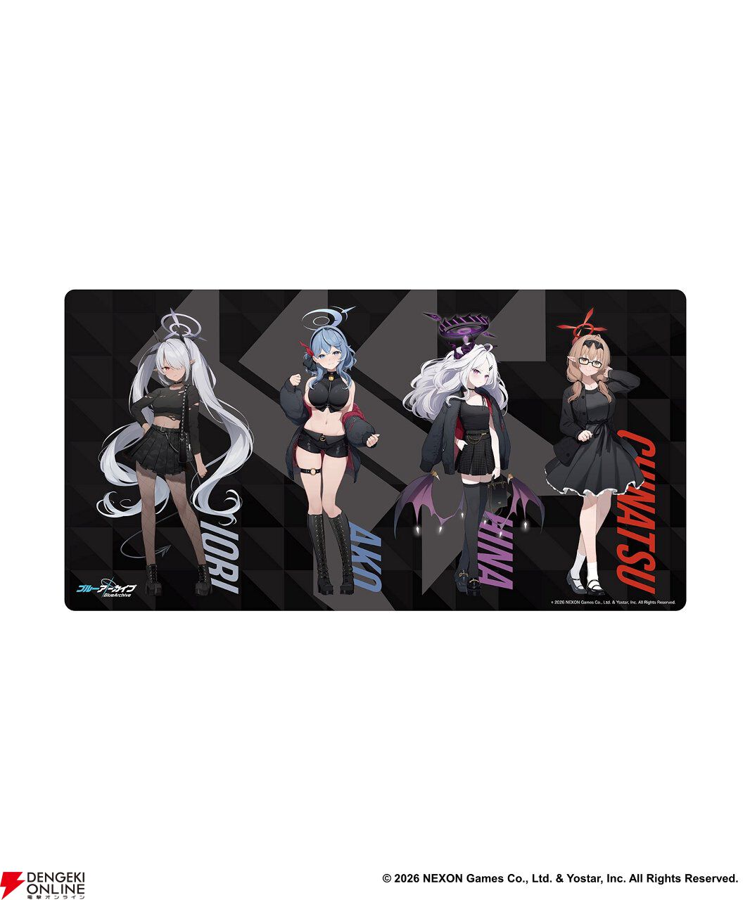 ブルアカ』ヒナ、アコ、イオリ、チナツがZOZOTOWNコラボ第2弾に登場