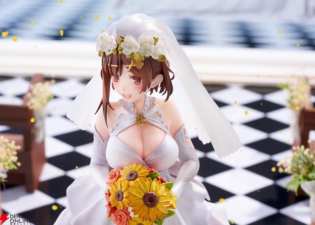 『ライザのアトリエ3』ライザがウェディングドレス姿でフィギュア化! 幾重にも重なるドレープと彩り豊かなブーケの造形美