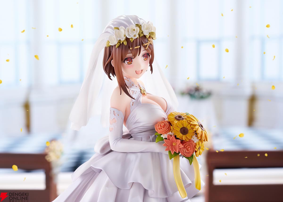 『ライザのアトリエ3』ライザがウェディングドレス姿でフィギュア化! 幾重にも重なるドレープと彩り豊かなブーケの造形美