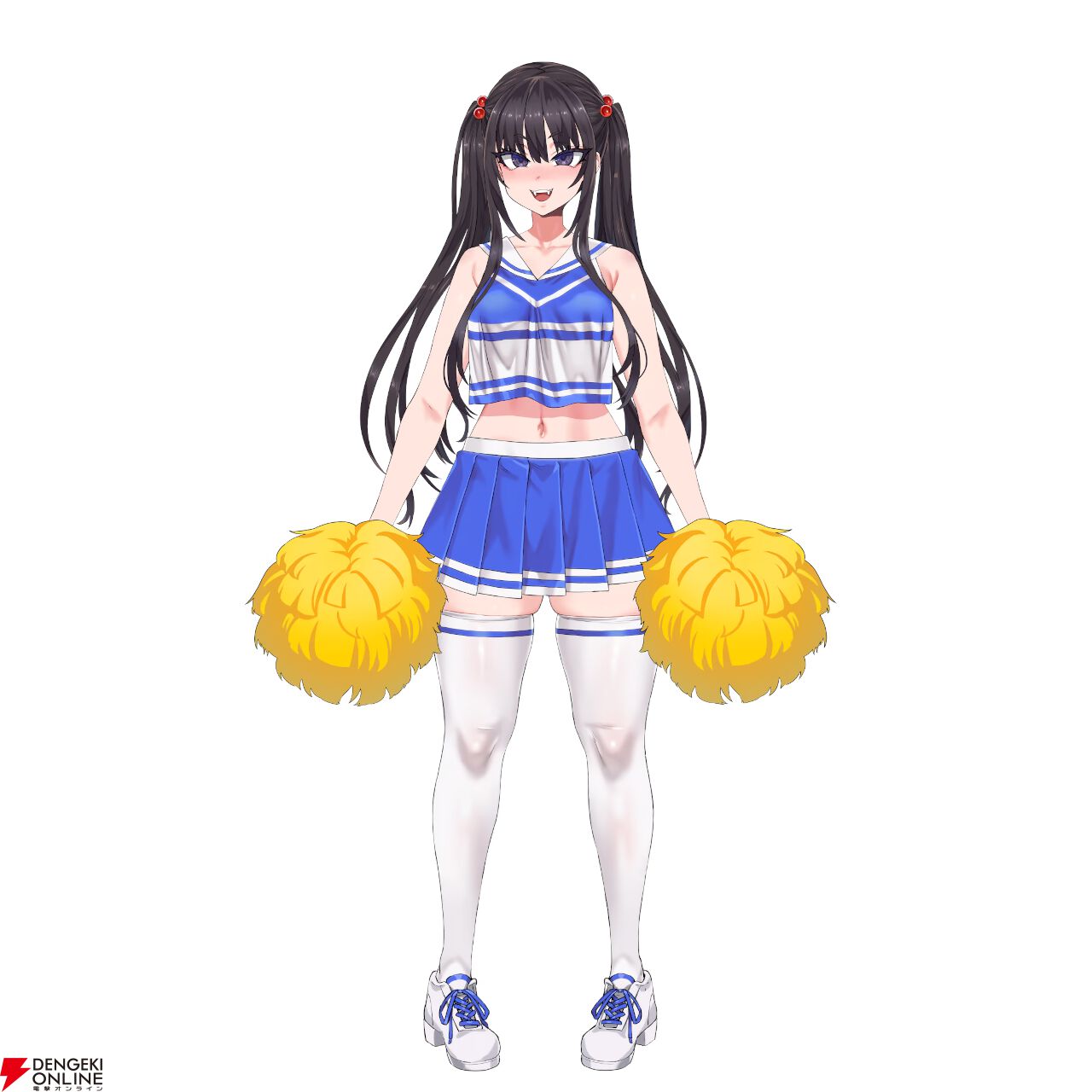 朝凪デザインの“煽り系”JKにチアを教える『がんばれ！チアリズム』Steamページ公開。小生意気なボイス×ジャイロ操作の異色作
