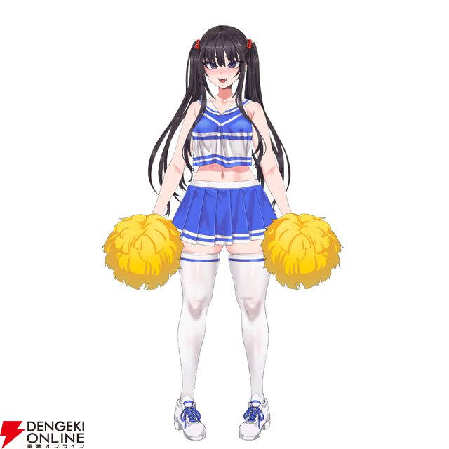 朝凪デザインの“煽り系”JKにチアを教える『がんばれ！チアリズム』Steamページ公開。小生意気なボイス×ジャイロ操作の異色作