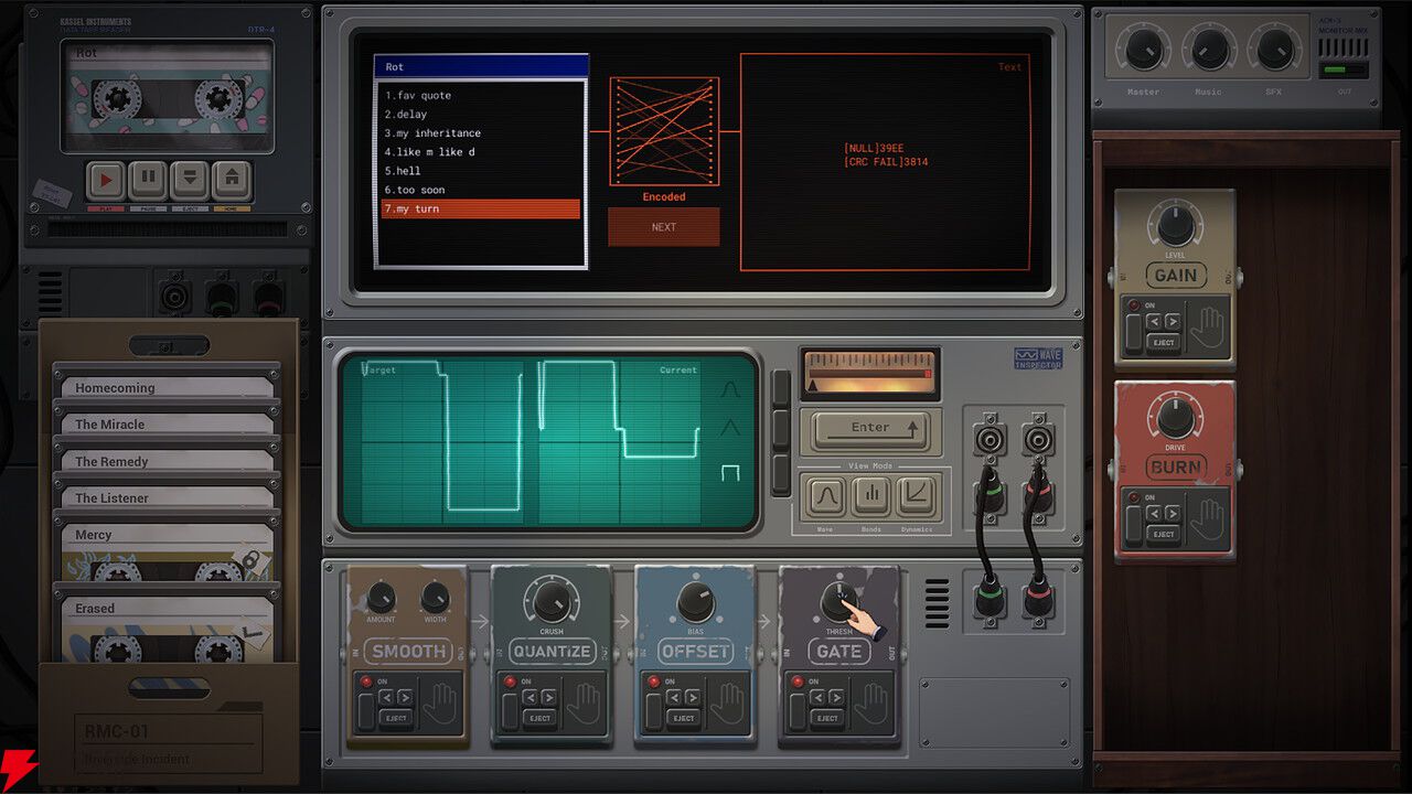 病院を襲った惨劇の真相とは？ 波形パズル『The Lacuna Tapes：Analog Signal Archive』Steamストアページ公開