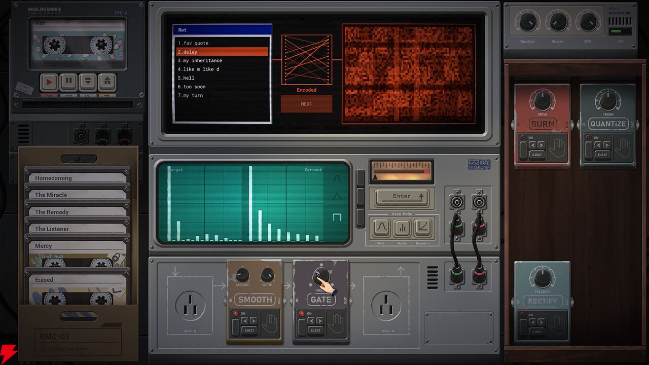 病院を襲った惨劇の真相とは？ 波形パズル『The Lacuna Tapes：Analog Signal Archive』Steamストアページ公開