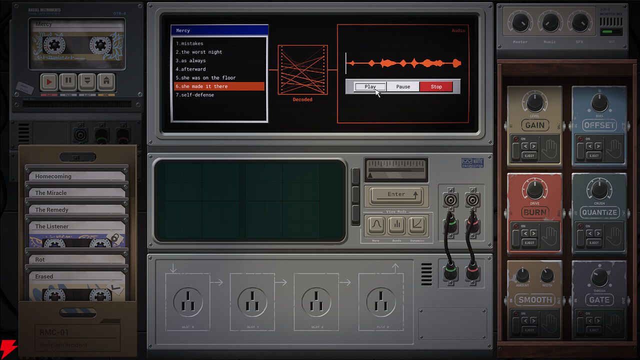 病院を襲った惨劇の真相とは？ 波形パズル『The Lacuna Tapes：Analog Signal Archive』Steamストアページ公開