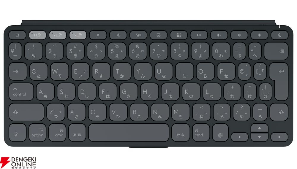 ロジクール、重さ222gの軽量＆薄型のポータブルキーボード“KEYS-TO-GO 2”発売 - 電撃オンライン