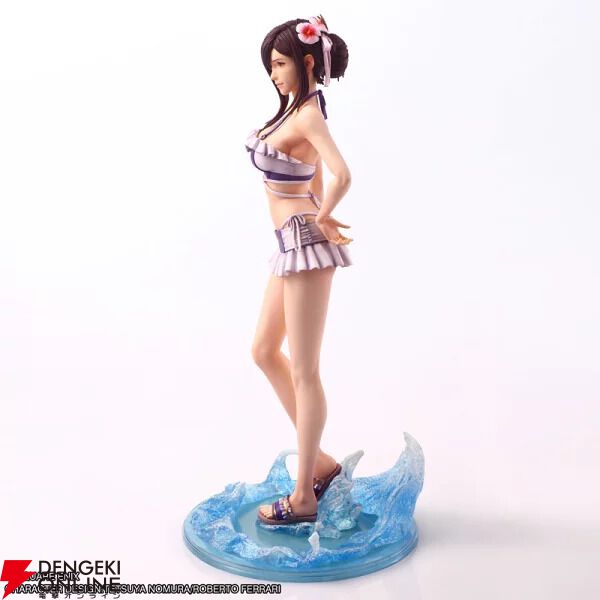 『FF7R』水着ティファのフィギュアが予約開始。繊細な造形と美しい水辺の台座に注目