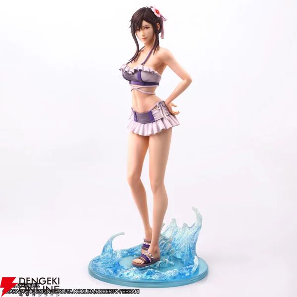 『FF7R』水着ティファのフィギュアが予約開始。繊細な造形と美しい水辺の台座に注目