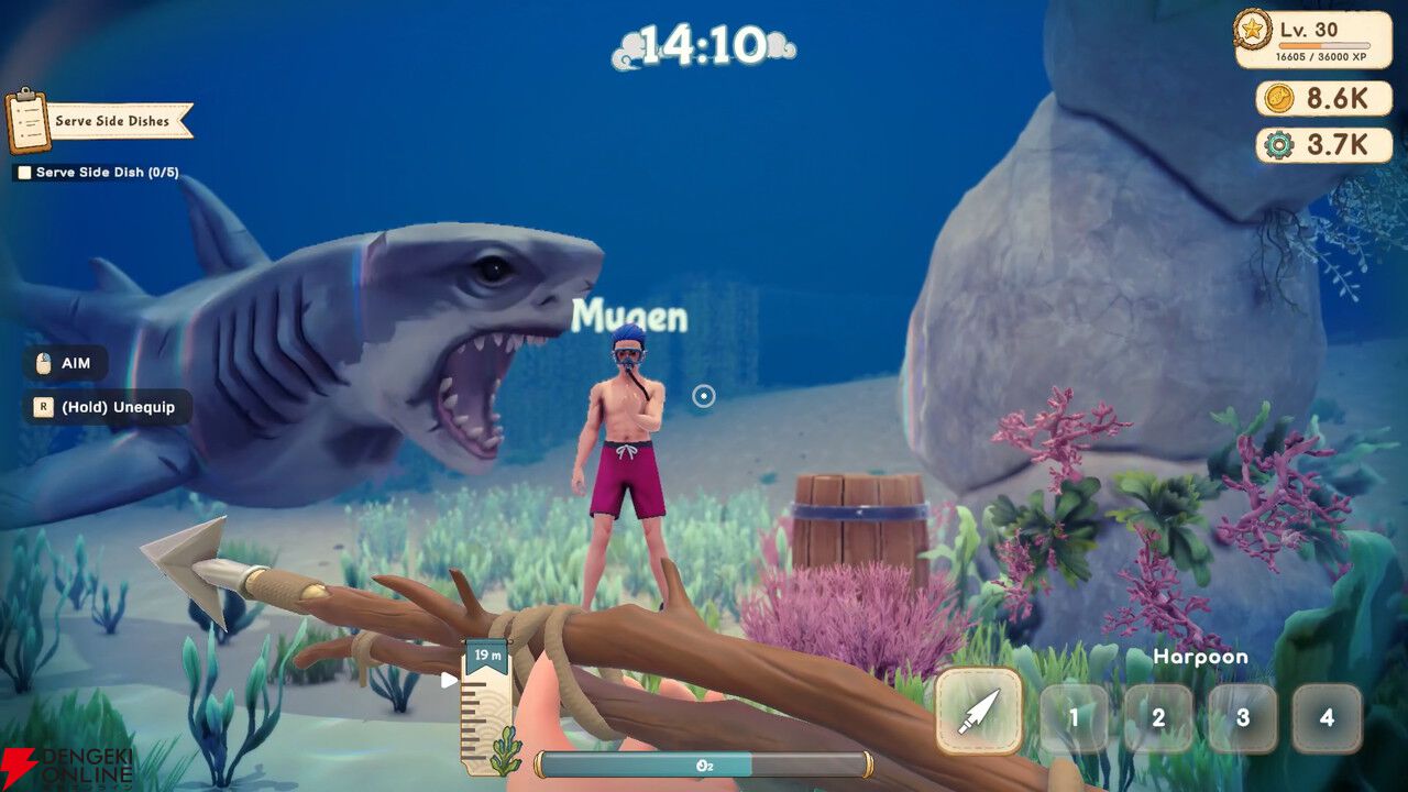最大5人でドタバタ寿司屋経営！ 海洋探索×レストラン経営AVG『Deep Blue Sushi』Steamでアーリーアクセス開始