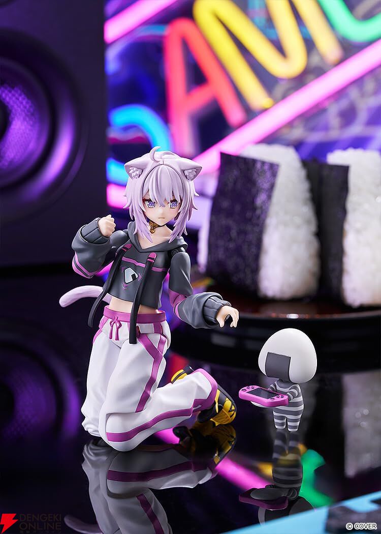 【ホロライブ】猫又おかゆのfigmaが登場。表情は全4種、おにぎりゃーなどオプションパーツも充実