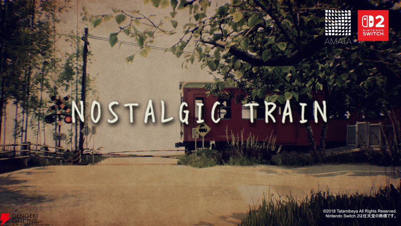 より美しくなった田園風景を散策。『NOSTALGIC TRAIN』Switch 2版が配信。2週間限定の20％オフセールも