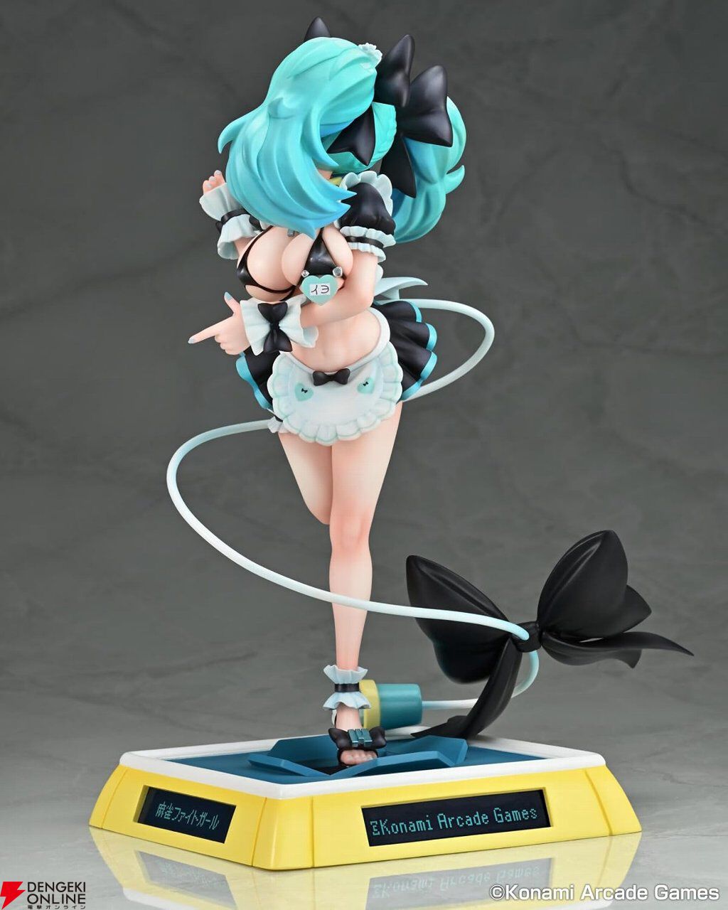 『麻雀ファイトガール』イヨがローシャンテメイド夏ver.でフィギュア化ですヨ！ お尻から太ももにかけてのラインなどどの角度から見ても大満足の造形
