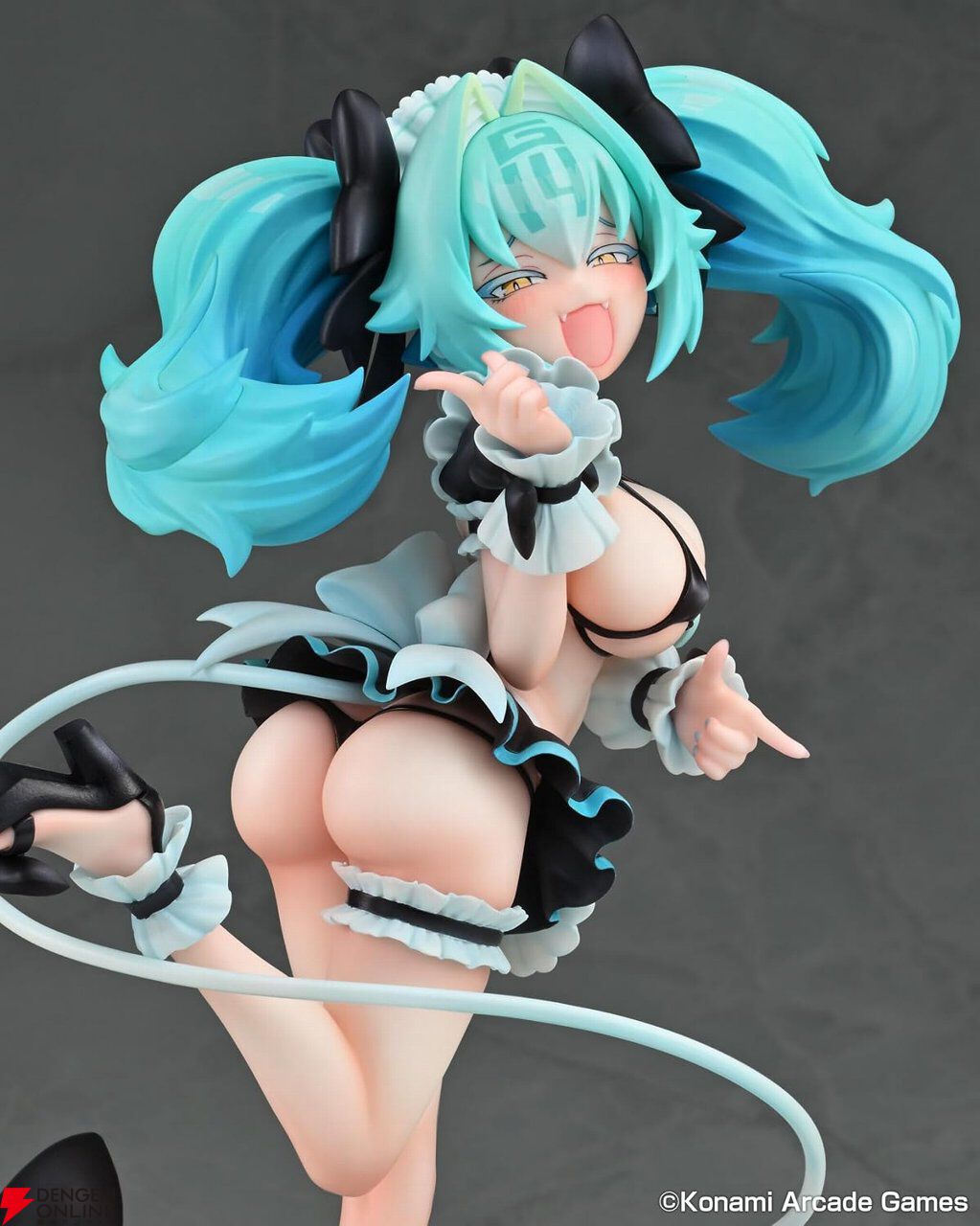 『麻雀ファイトガール』イヨがローシャンテメイド夏ver.でフィギュア化ですヨ！ お尻から太ももにかけてのラインなどどの角度から見ても大満足の造形