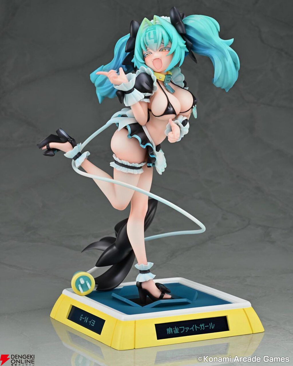 『麻雀ファイトガール』イヨがローシャンテメイド夏ver.でフィギュア化ですヨ！ お尻から太ももにかけてのラインなどどの角度から見ても大満足の造形