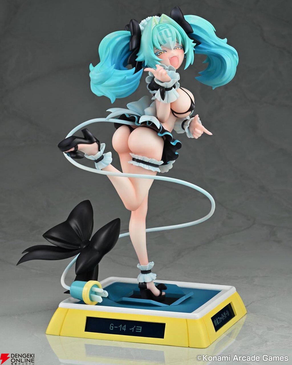 『麻雀ファイトガール』イヨがローシャンテメイド夏ver.でフィギュア化ですヨ！ お尻から太ももにかけてのラインなどどの角度から見ても大満足の造形