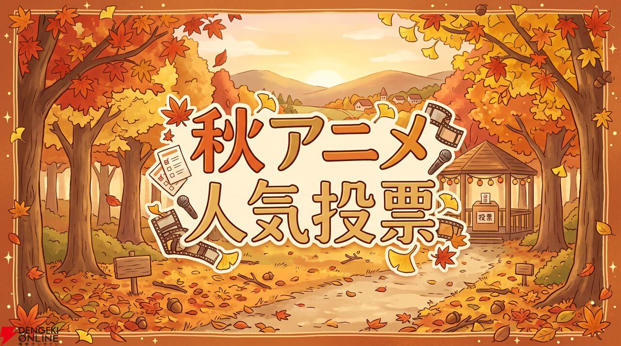 2026年秋アニメ人気投票（放送前）。一番期待しているのはどの作品？