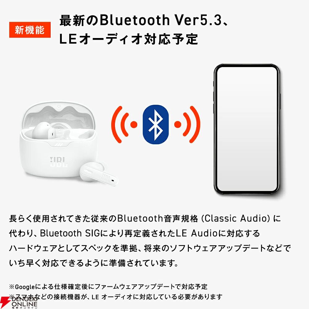 完全ワイヤレスイヤホン『JBL Tune Beam』