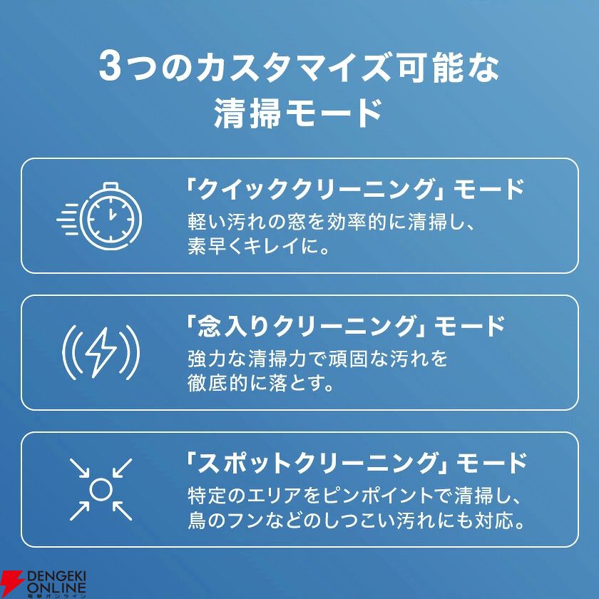 エコバックス 小型窓 ロボット掃除機『WINBOT MINI』