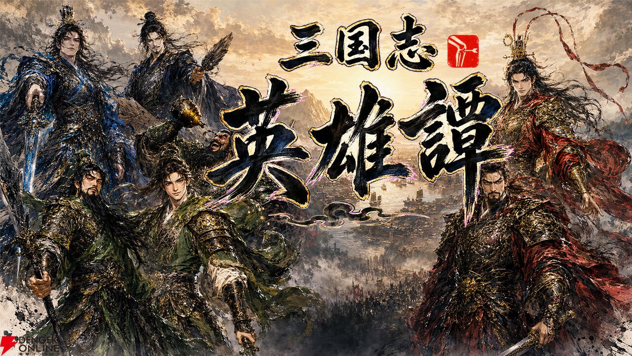名将も敗将も主人公に！ 450名以上の武将から選べる三国志RPG×天下統一SLG『三国志英雄譚』ストアページ公開