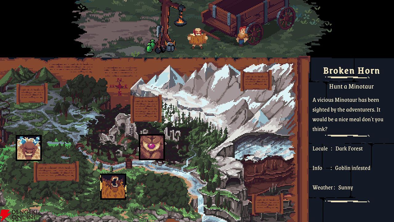 狩ったモンスターを料理して酒場を経営するドット絵アクションRPG『Monster Cuisine』Steamでプレイテスト受付中
