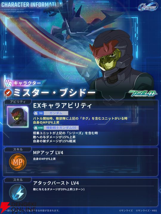 『ジージェネエターナル』9/17登場のユニット、キャラ、サポーター性能まとめ。ガンダムアヴァランチアストレア タイプFダッシュやスサノオなど