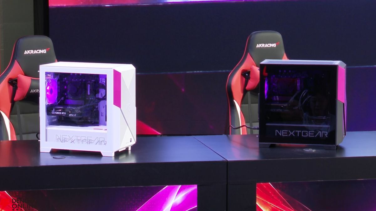インテルモバイルPC向けCPU搭載NEXTGEAR/水冷RTX5070GPU採用G TUNEなど