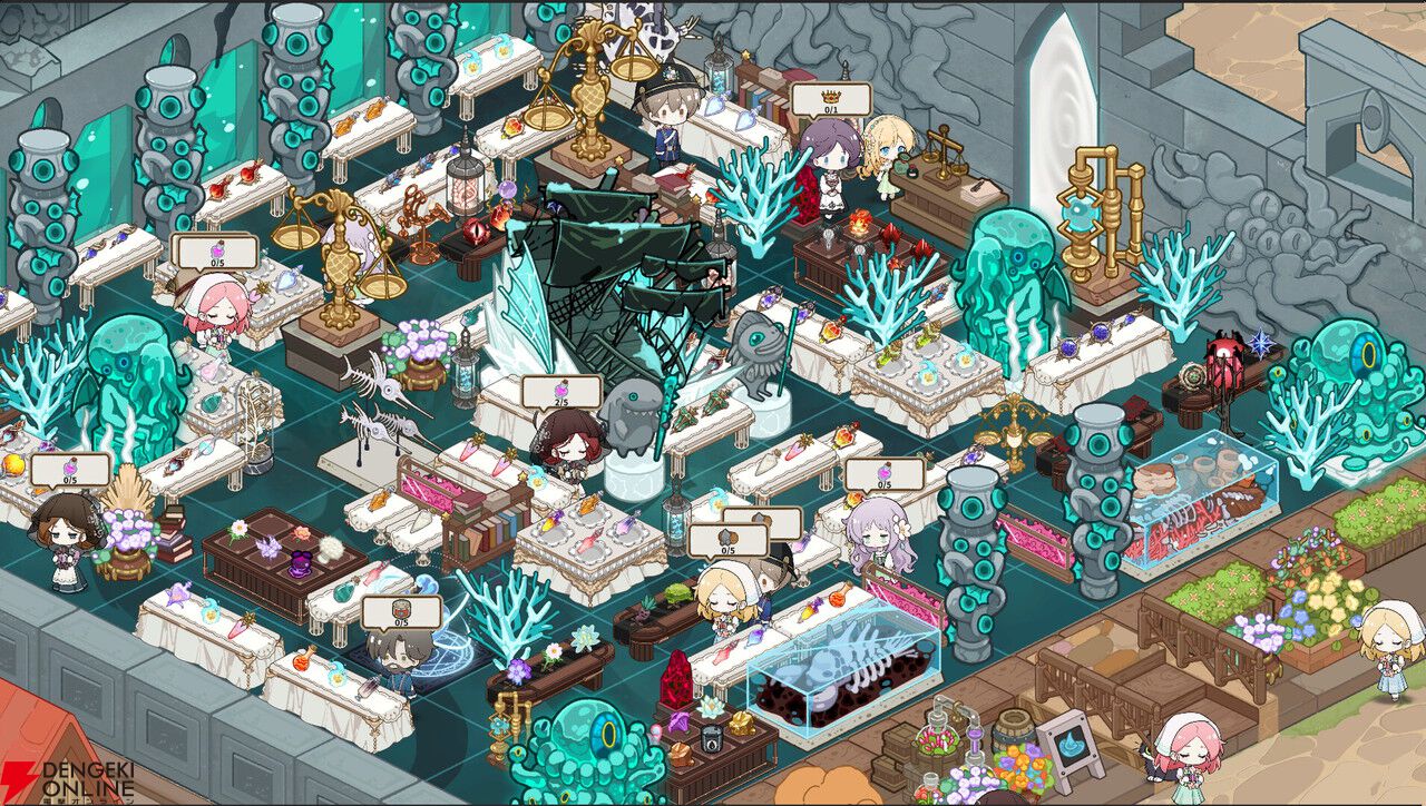 クトゥルフ×美少女の経営SLG『夜明けの笛吹き者』がSteamで配信開始。『ヨグ＝ソトースの庭』開発チームの新作