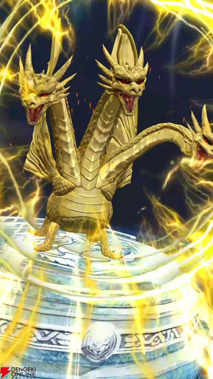 『LINE:モンスターファーム』に『ゴジラ』が上陸! ファンも驚きの再現とゴジラやキングキドラなどを育成して、自分だけの大怪獣バトルを!