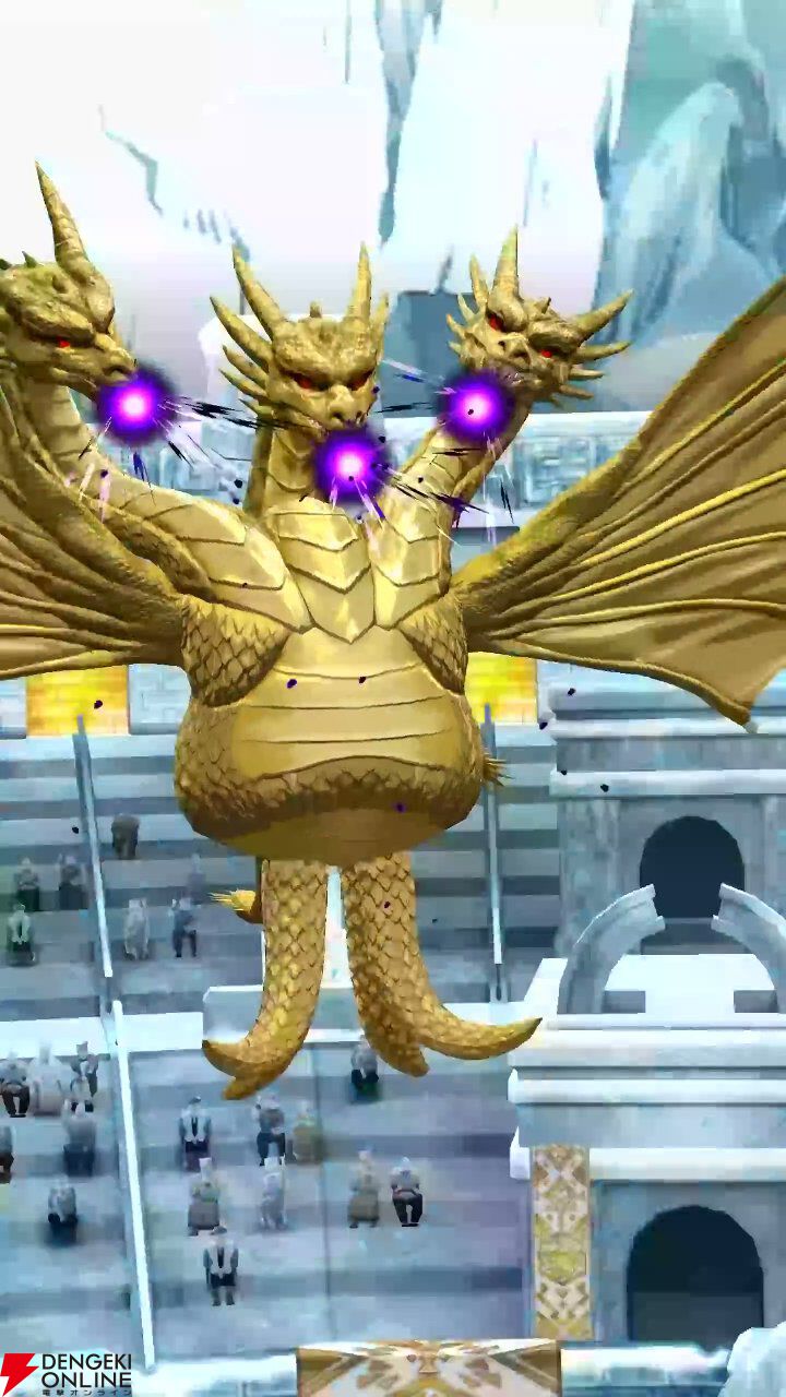 『LINE：モンスターファーム』に『ゴジラ』が上陸！ ファンも驚きの再現とゴジラやキングキドラなどを育成して、自分だけの大怪獣バトルを！