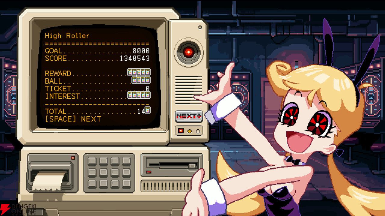 借金返済パチンコ風ローグライク『ハイローラーペニー』初のSteam体験版が配信。新バニーガールも登場