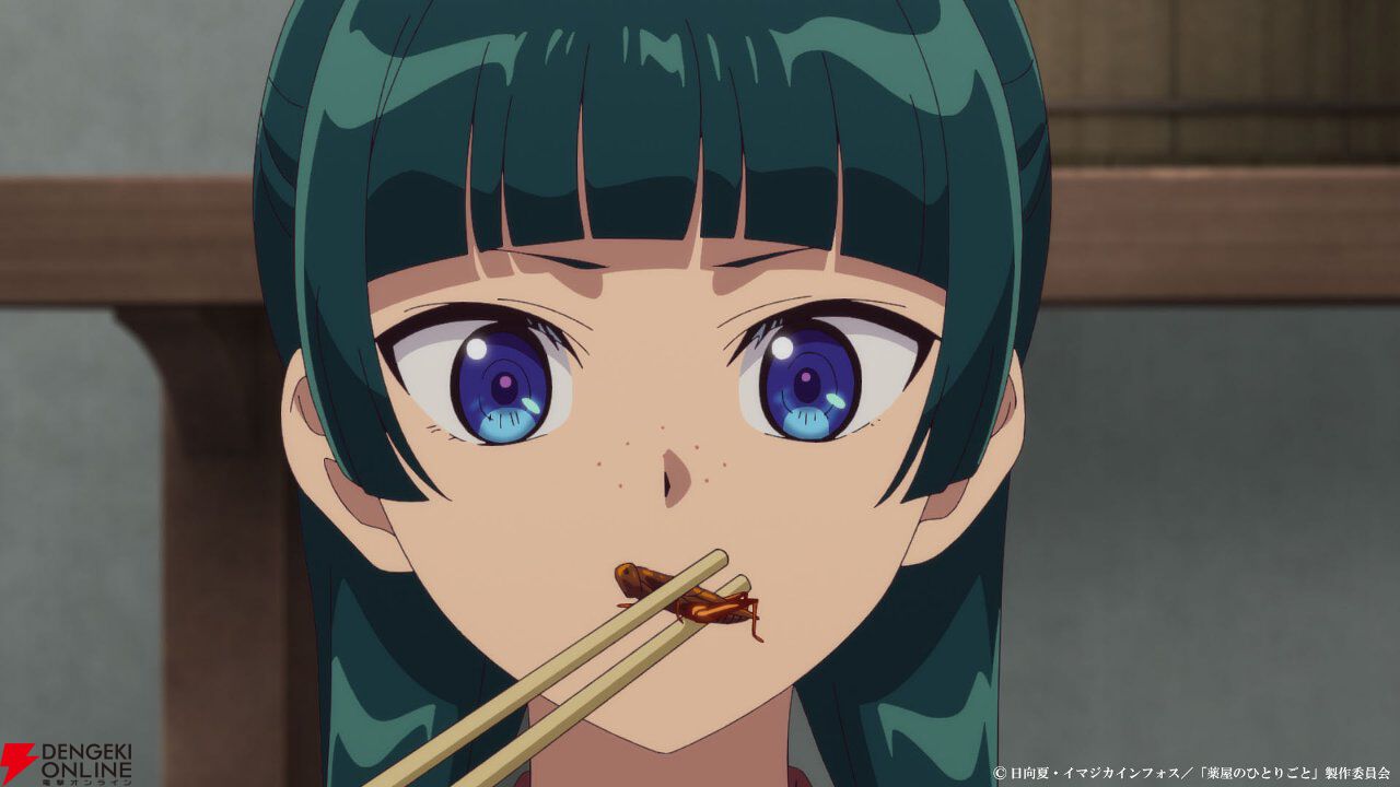 アニメ『薬屋のひとりごと』3期1話。花街の薬師の生活へと戻った猫猫。一方の壬氏は国を襲う災害の予兆に頭を悩ませていて…