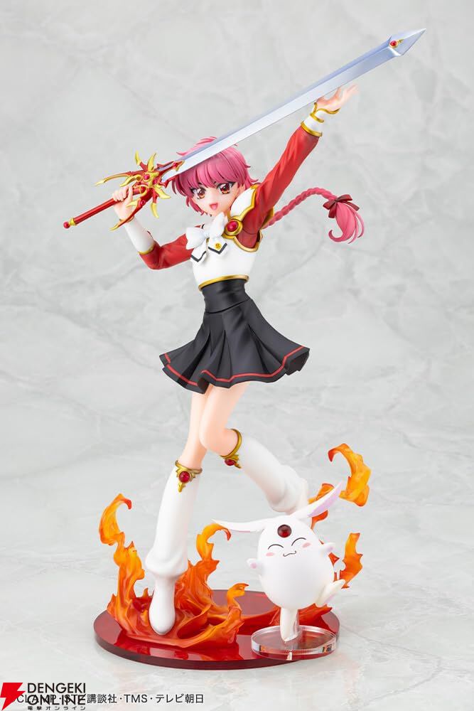 『魔法騎士レイアース』獅堂光の新作フィギュアが予約開始。炎の台座が情熱的、モコナも付属