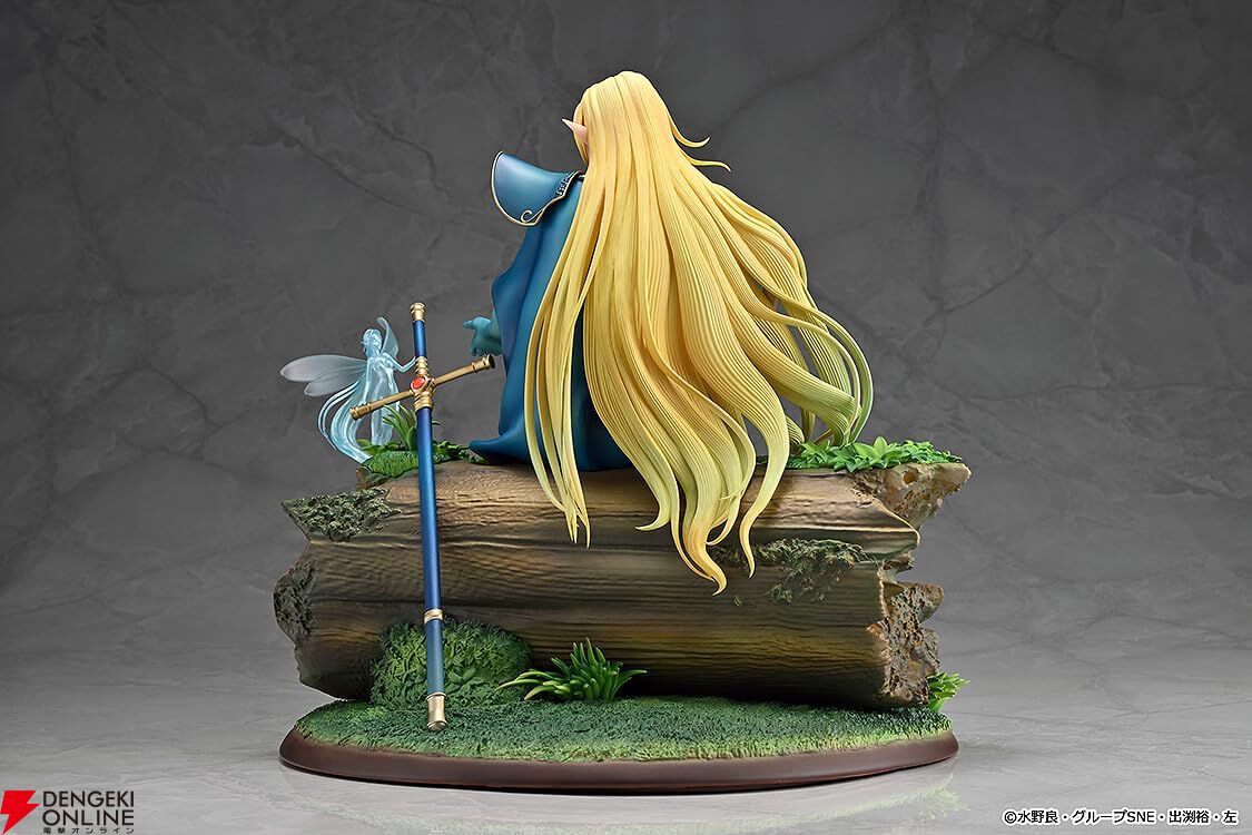 『ロードス島戦記』ディードリットの束の間の休息をフィギュア化。風の精霊に語りかける優しい声が聞こえそう