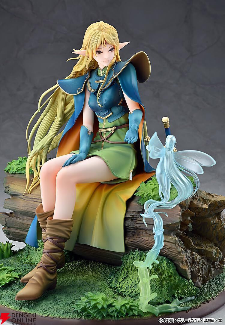 『ロードス島戦記』ディードリットの束の間の休息をフィギュア化。風の精霊に語りかける優しい声が聞こえそう