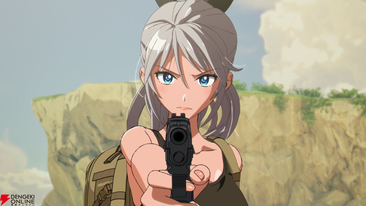 『バーテックスフォース』2話。明に銃を突きつけるエレノア。晴香とのエンジン同士の激突も!?