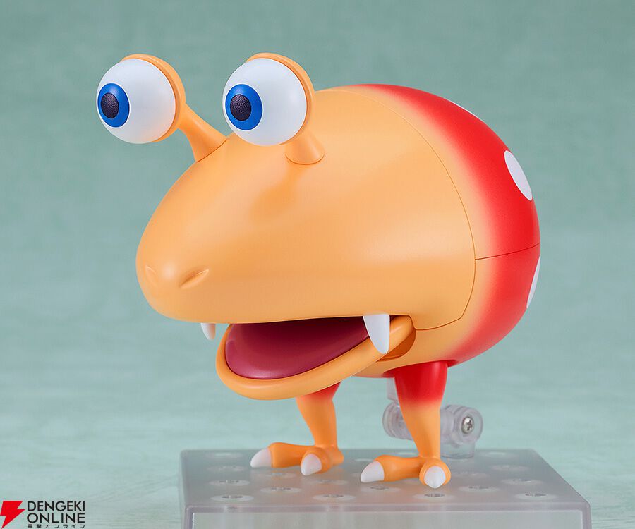 ピクミン』原生生物のチャッピーがねんどろいどで登場。オプションパーツ（餌？）のピクミンを口に入れたり、背後に添えて飾るしか！ - 電撃オンライン