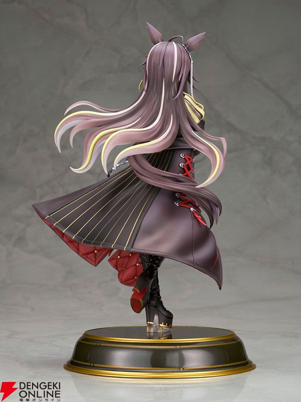『ウマ娘』ドリームジャーニーの美しくもエッジの効いたフィギュアが予約受付中。風になびく衣装やクールな佇まいが魅力