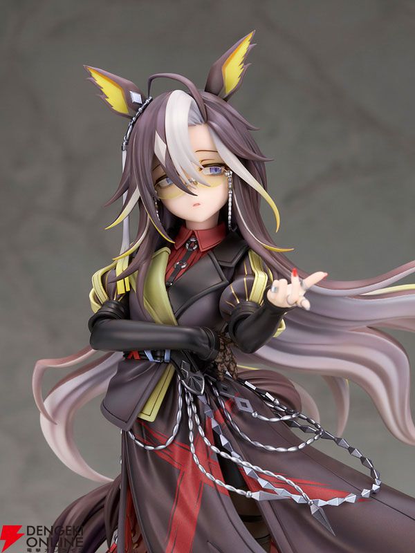 『ウマ娘』ドリームジャーニーの美しくもエッジの効いたフィギュアが予約受付中。風になびく衣装やクールな佇まいが魅力