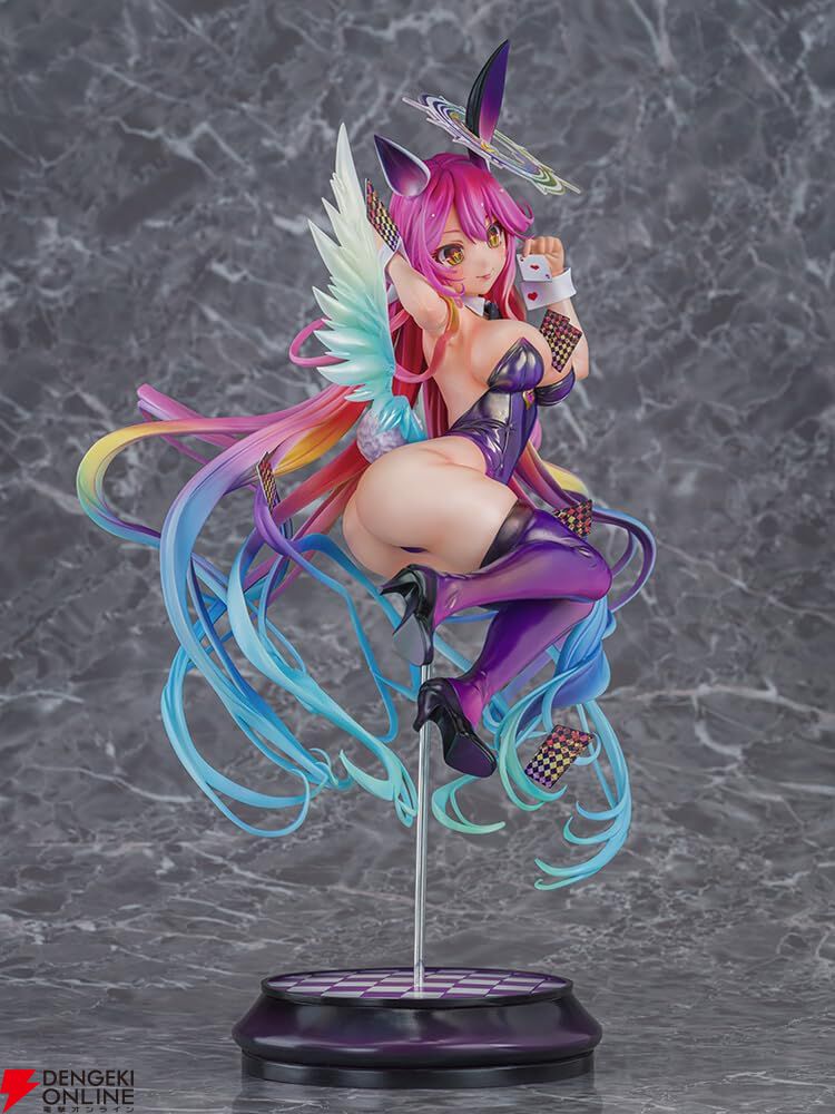 『ノーゲーム・ノーライフ』バニーガール姿のジブリールがフィギュア化。余裕ある微笑みやしなやかなボディラインに見惚れる