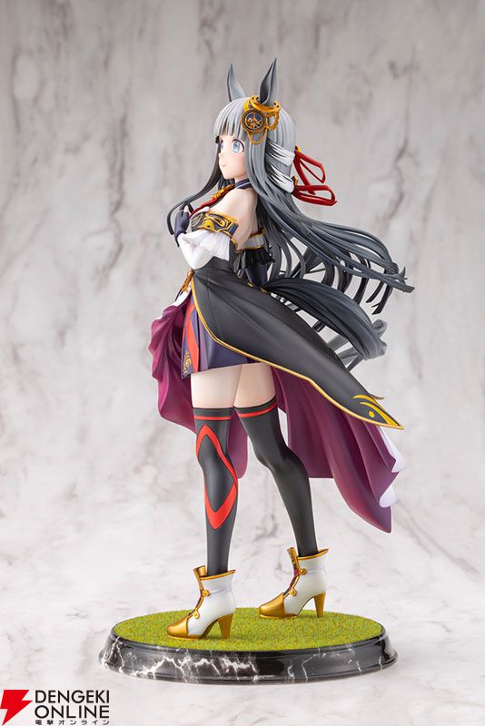 『ウマ娘』クロノジェネシスが勝負服姿でフィギュア化。落ち着いた佇まいのなかに秘めた闘志を感じさせる造形