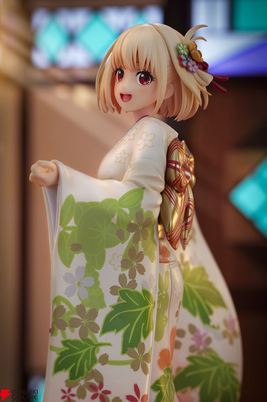 リコリス・リコイル』錦木千束の晴れ着姿がフィギュア化。弾けるような