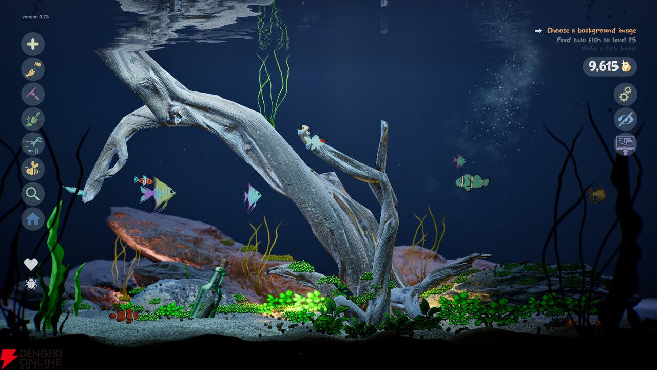 自分が描いた魚が水槽で泳ぎ出す。癒しのお絵描き水槽シミュレーター『Drawquarium』11/13発売
