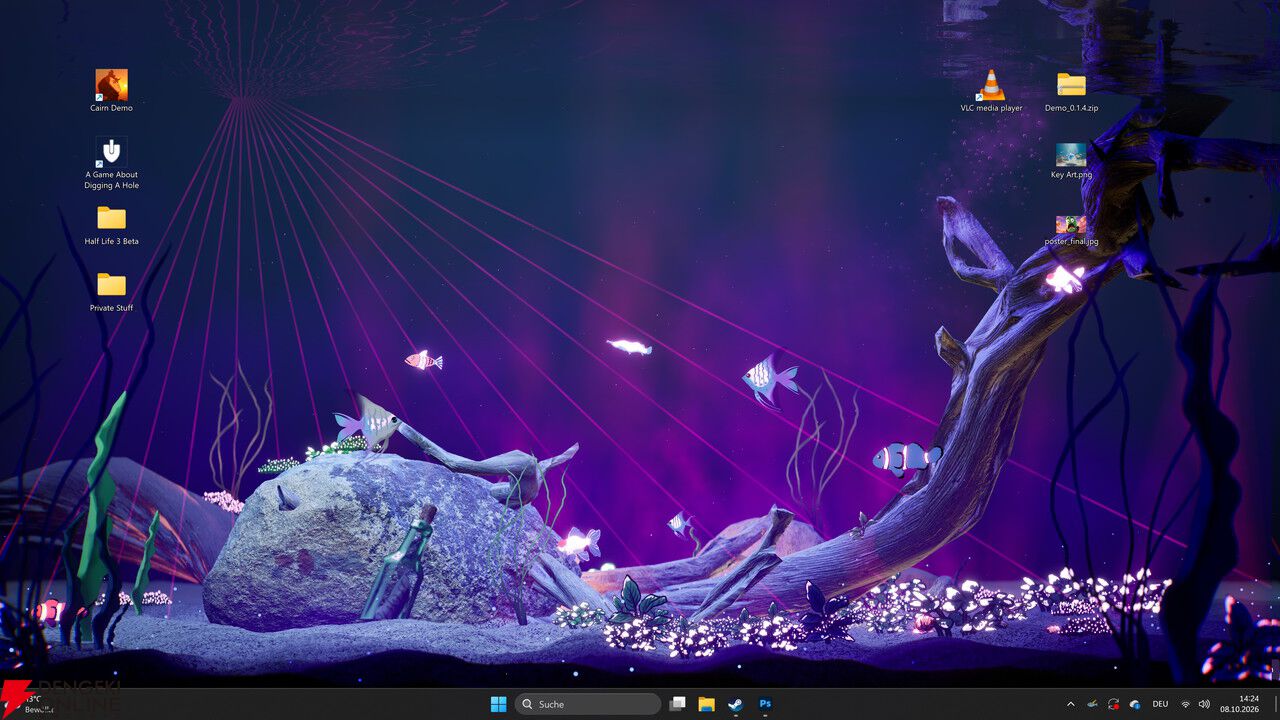 自分が描いた魚が水槽で泳ぎ出す。癒しのお絵描き水槽シミュレーター『Drawquarium』11/13発売