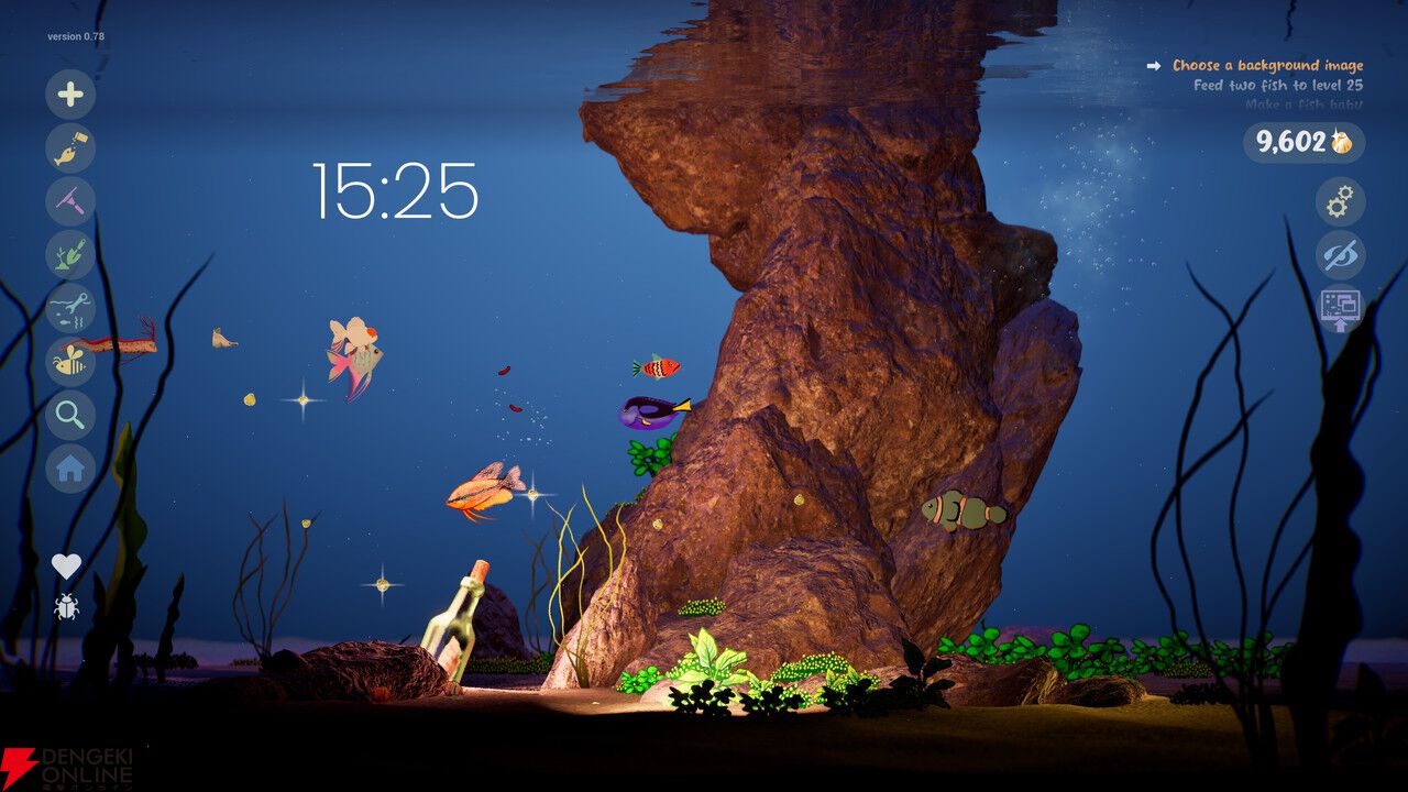 自分が描いた魚が水槽で泳ぎ出す。癒しのお絵描き水槽シミュレーター『Drawquarium』11/13発売