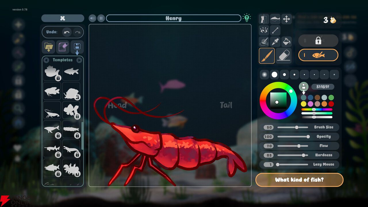 自分が描いた魚が水槽で泳ぎ出す。癒しのお絵描き水槽シミュレーター『Drawquarium』11/13発売